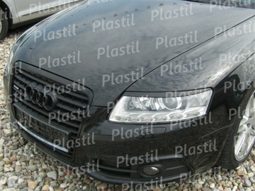 AUDI A6 C6 брови АБС пластик ПЛАСТИЛЬНЫЕ накладки