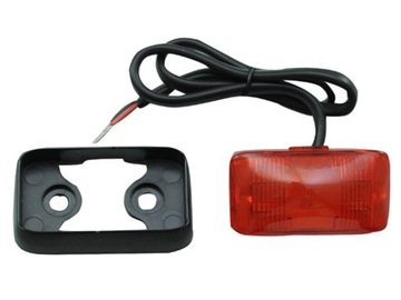 Габаритный фонарь светодиодный 4 SMD 2835 красный 12/24в G3