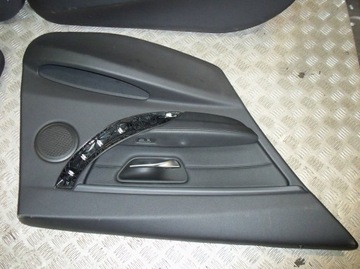 BMW 3 F30 F31 ДВЕРИ ПЕРЕДНЯЯ ЗАДНЯЯ ЧЕРНАЯ КОЖА