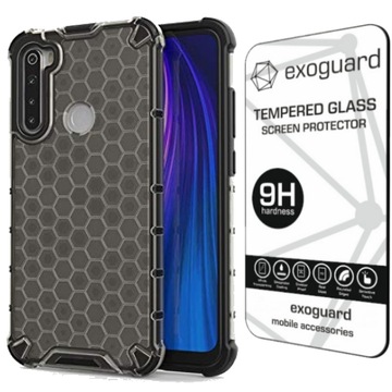 EXOGUARD - ETUI CASE + SZKŁO - XIAOMI REDMI NOTE 8