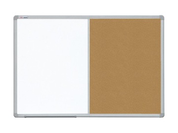 Пробковая магнитная доска сухого стирания 120х90см тип COMBI