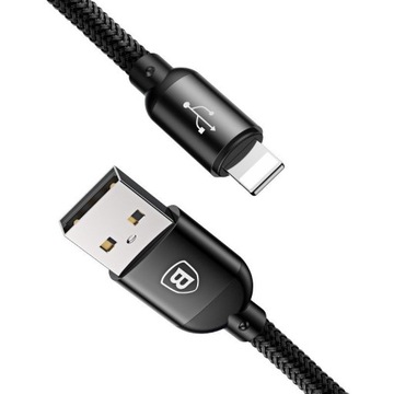 Короткий микрокабель Baseus USB-C для iPhone 3 в 1, 120 см