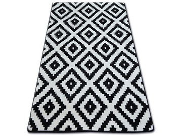 Dywan 120x170 cm SKANDYNAWSKI RUTA czarny #GR1952