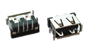 GNIAZDO USB A MONTAŻOWE LAPTOP - WĄSKIE KRÓTKIE
