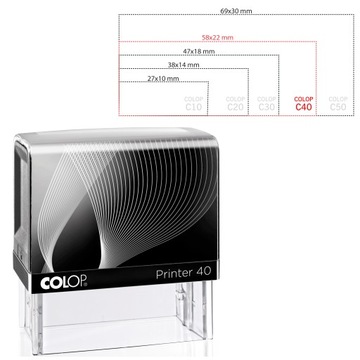 ПРИНТЕР COLOP IQ 40 ШТАМП С ЛАСТИКОМ 7-8 линий