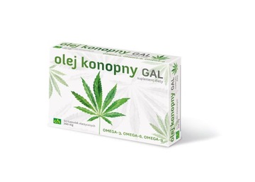 GAL Olej konopny - Omeg-3, Omega-6, Omega-9