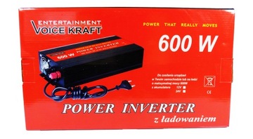 AWARYJNY ZASILACZ UPS PRZETWORNICA 1200 W + GRATIS