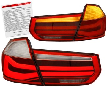 BMW F30 11-15 LAMPY tyl tylne 3D NEON LED diodowe