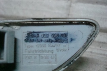 BMW E90 E91 E87 BLIKAČ SMĚROVKA LEVÝ 6932998