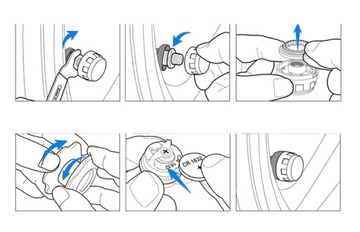 4x ДАТЧИКА ДАВЛЕНИЯ В АВТОМОБИЛЬНЫХ ШИНАХ TPMS
