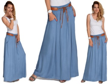 SPÓDNICA MAXI zwiewna JAKOŚĆ !