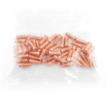 NITY KOŁKI GWOŹDZIE gwintowane spotter MIEDZIOWANE do Spottera 5x12mm 50szt