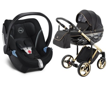Adamex Chantal SPECIAL wózek 3w1 Cybex Aton 5
