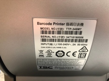 Drukarka TSC TTP-346mt LCD 300dpi RJ-45 GW NOWA