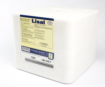 lizawka 10 kg biała dla bydła, koni kostka