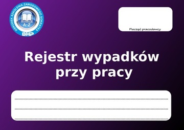 Rejestr wypadków przy pracy