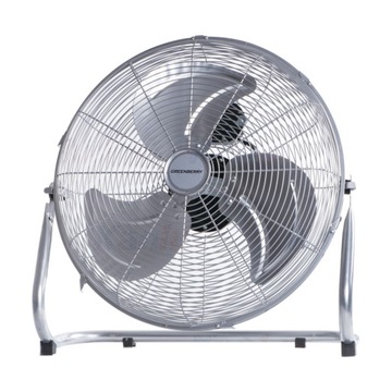 WENTYLATOR WIATRAK STOJĄCY PODŁOGOWY 46 cm Chrom