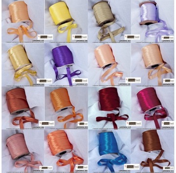 LAMÓWKI ATŁASOWE FIRANKA 119 POPULARNYCH KOLORÓW