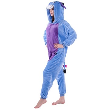 OSIOŁEK Osioł PIŻAMA Kigurumi Onesie Kłapouchy Damskie Męskie L 165-174 cm