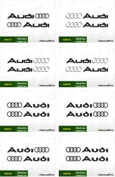2 наклейки Наклейка AUDI A3 A4 A6 A8 TT Q7 SPORT