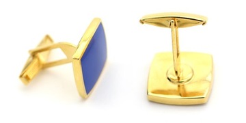 Красивые синие запонки