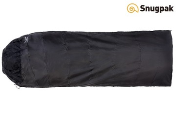 Сумка Jungle чёрная Snugpak лёгкий спальный мешок, молния слева