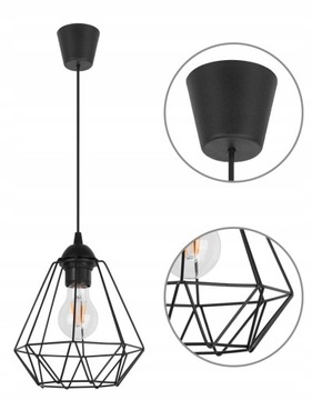 ПОТОЛОЧНЫЙ ПОДВЕСНОЙ СВЕТИЛЬНИК DIAMOND LOFT EDISON