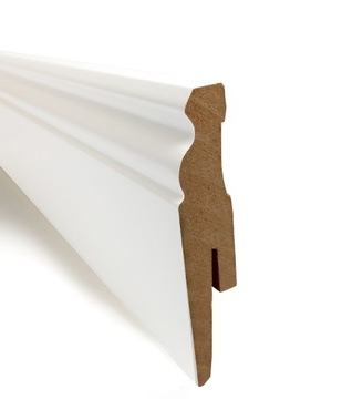 100 LISTWA PRZYPODŁOGOWA FORMATOWANA MDF BIAŁA 240