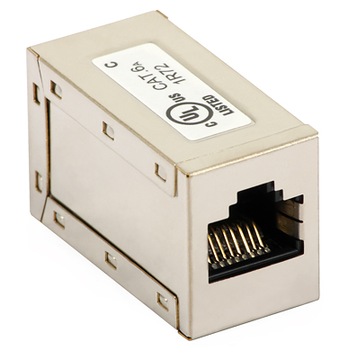 Gniazdo podwójne RJ-45 kat. 6A EKRANOWANE łącznik