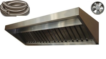 Okap Gastronomiczny S 180*70*40 FILTRY Wentylator