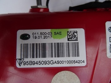 KOMPLET SVĚTLO ZADNÍ 95B945094G PORSCHE MACAN USA