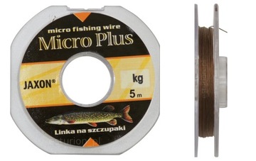 PRZYPON STALOWY MICRO NA SZCZUPAKA 5m 6kg JAXON