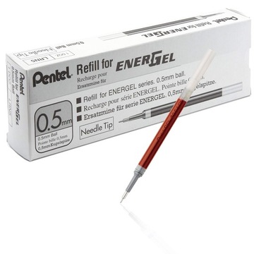 WKŁAD PENTEL ENERGEL LRN5 BLN105 115 625 CZERWONY