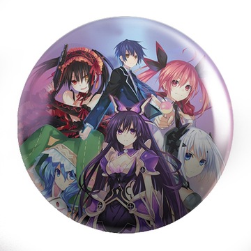 Przypinki Manga Anime Date A Live DUŻY WYBÓR
