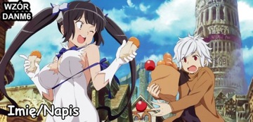 КРУЖКА аниме DanMachi Girls in Dungeon + надпись имени