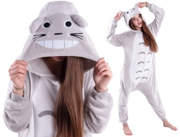 TOTORO PIŻAMA Piżamka Kigurumi Onesie Przebranie Kombinezon Kostium 146