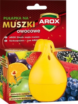 AROX ŚRODEK PUŁAPKA NA MUSZKI OWOCOWE OWOCÓWKI PŁYN WABIĄCY