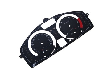 Volvo C70 zamiennik tarcz licznika MPH na km MoMan