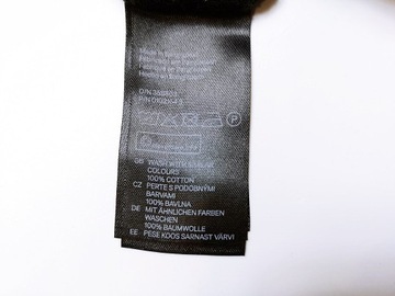 H&M koszulka black fight nadruk r.S