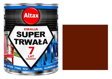 ALTAX EMALIA SUPER TRWAŁA 0,75L - FARBA - MAHOŃ