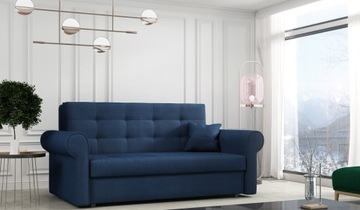 VIGA III SILVER sofa rozkładana pojemnik tapczanik