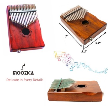 PROFESSIONAL KALIMBA ELEKTRYCZNA Moozica 17 Key UK