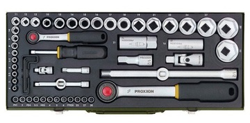 Zestaw kluczy nasadowych Proxxon 1/2 i 1/4 23040