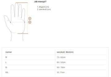 RĘKAWICZKI ROWEROWE MĘSKIE RĘKAWICE ROWEROWE XL