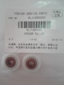 6LJ12600000 Toshiba 163 203 205 230 Spacer Roller