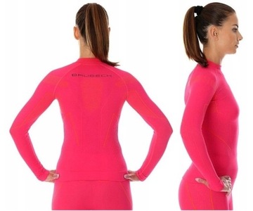 BRUBECK ELASTYCZNA termiczna KOSZULKA na NARTY -XS