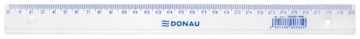 Линейка DONAU 30см прозрачная