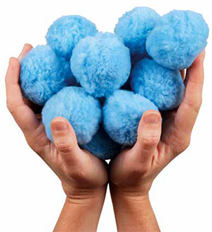 Фильтрующие шарики с ионами серебра, вставной насос, фильтр для бассейна Silverloon, 700 г