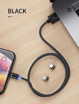 МАГНИТНЫЙ КАБЕЛЬ 3 В 1 ЗАРЯДНОЕ УСТРОЙСТВО ДЛЯ IPHONE MICRO USB C