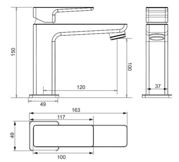 OMNIRES Parma Смеситель для раковины + душ
